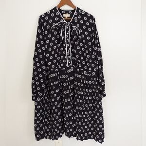 Modcloth Pleated Shirt Dress Polka Dot Size 4X